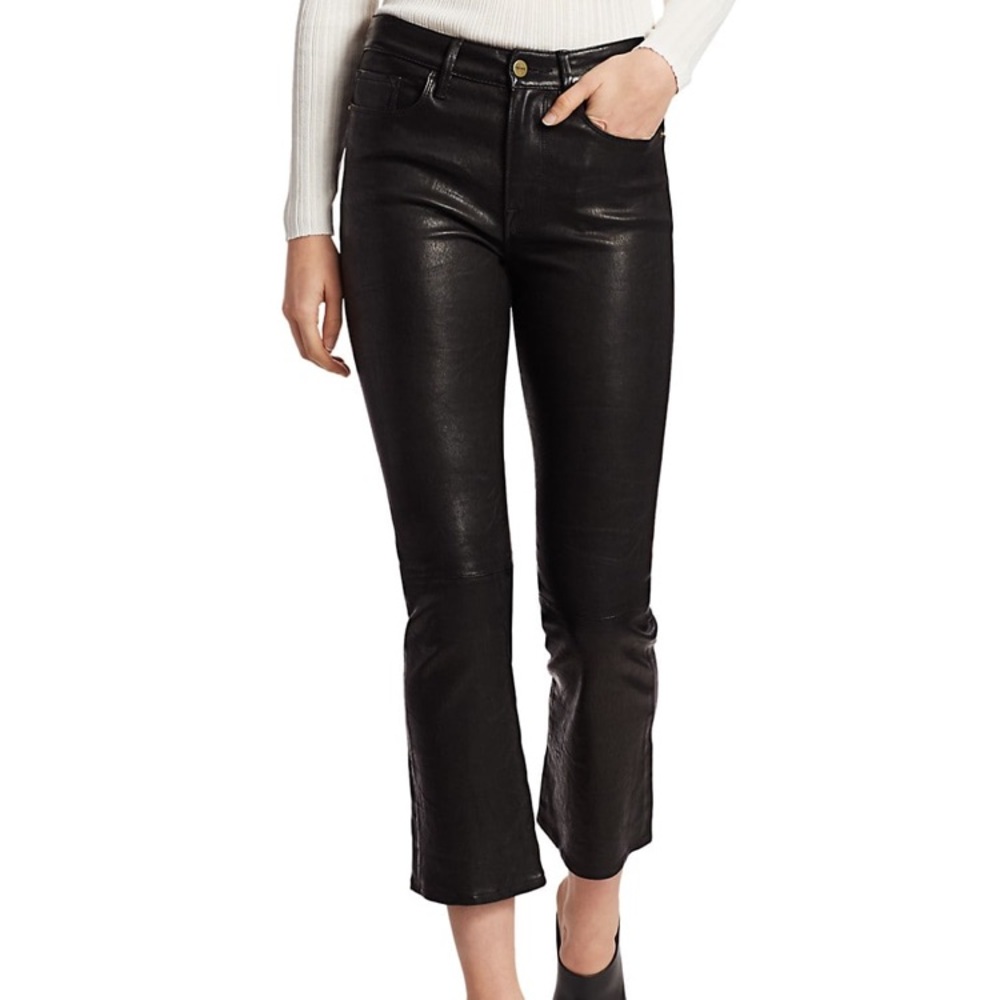 - Frame Le Crop high rise mini boot cut pant 28
